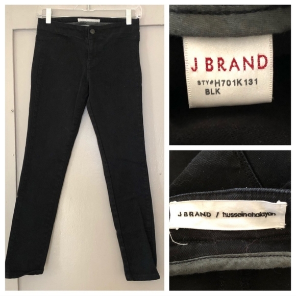 J Brand Hussein Chalayan Collaboration Black Jeans - Picture 1 of 4